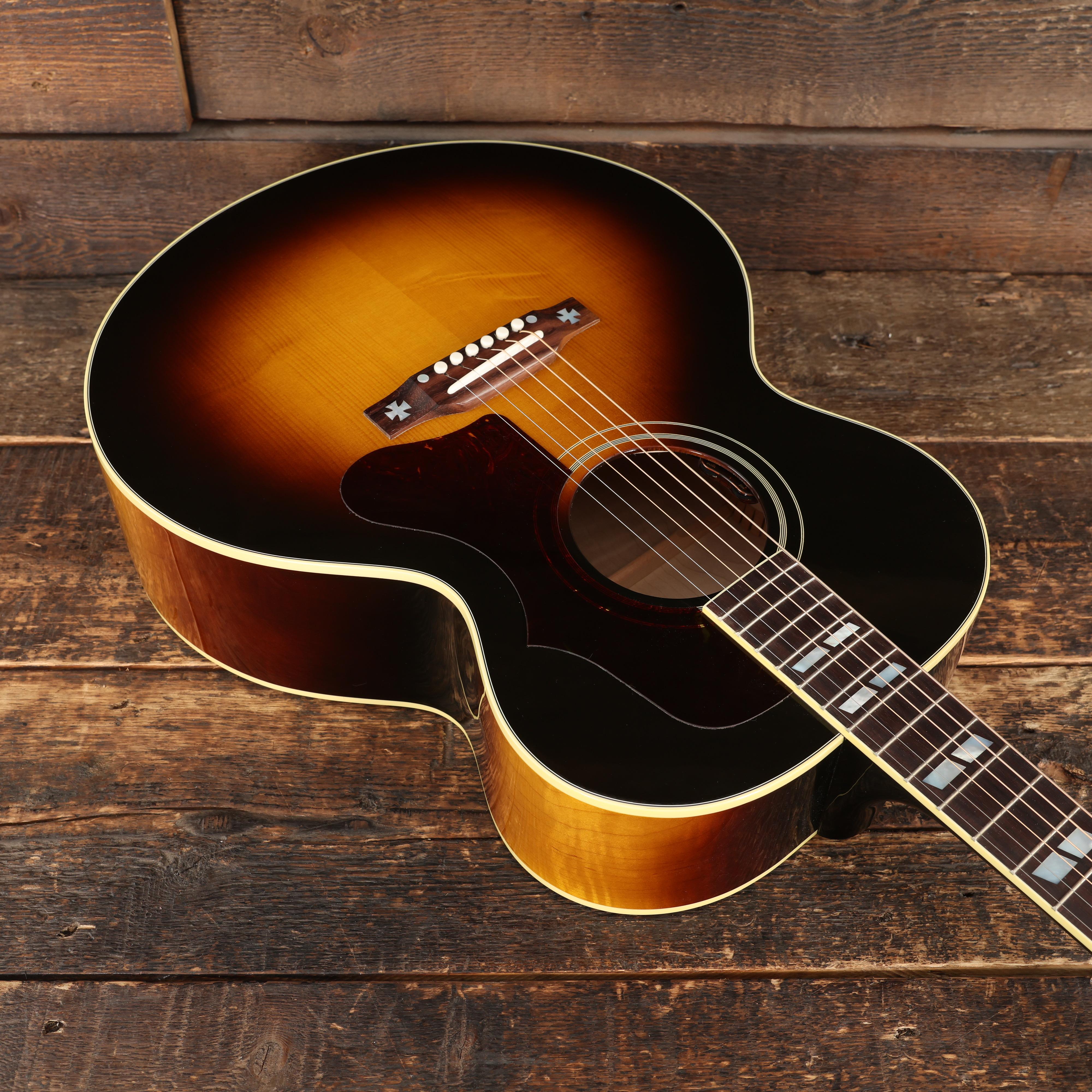 Gibson J-185 Original Electro-Acoustic In Vintage Sunburst